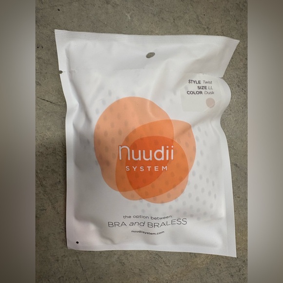 Comfy lounging bra- Nuudii System Twist Bra in Dusk - Picture 2 of 4